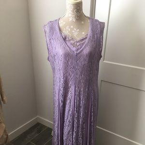 Lilac dress mid length